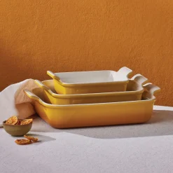 Le Creuset Stoneware Heritage 19cm Rectangular Deep Dish - Nectar