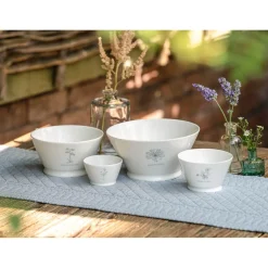 Mary Berry English Garden Small Serving Bowl - Honeysuckle