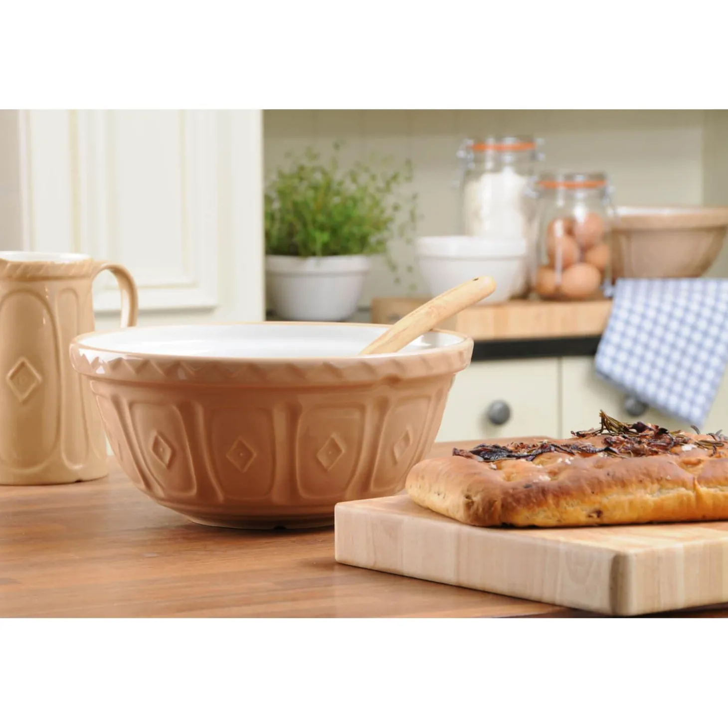 Mason Cash Cane S30 21cm Stoneware Mixing Bowl - Cane