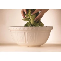 Mason Cash Colour Mix 24cm Stoneware Mixing Bowl - Cream