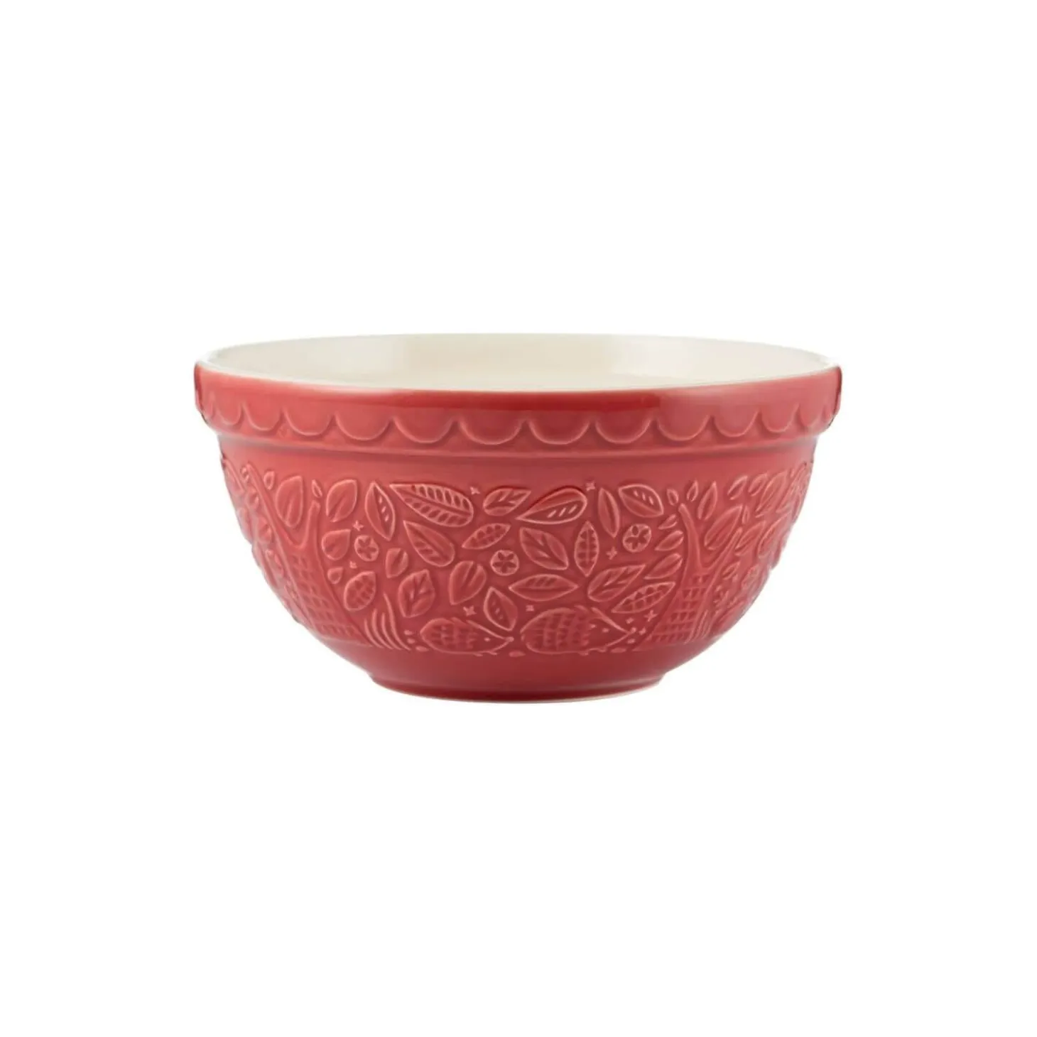 Mason Cash In The Forest 21cm Stoneware Mixing Bowl - Red, Hedgehog