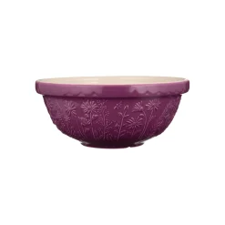 Mason Cash In The Meadow Daisy 26cm Stoneware Mixing Bowl - Berry