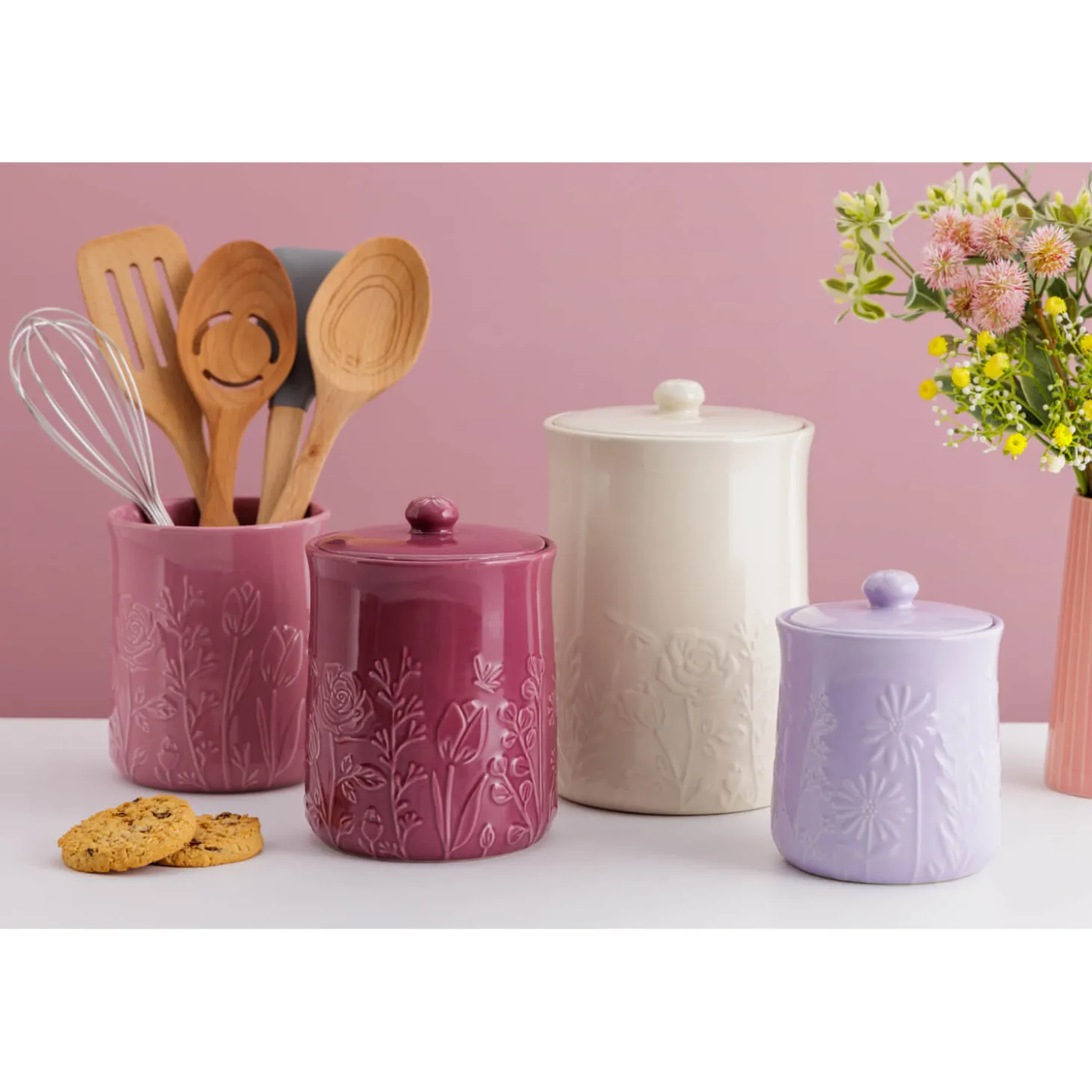Mason Cash In The Meadow Stoneware Storage Jar - 15cm x 23cm
