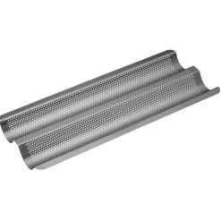 Masterclass Crusty Bake Non-Stick Baguette Tray - 39cm