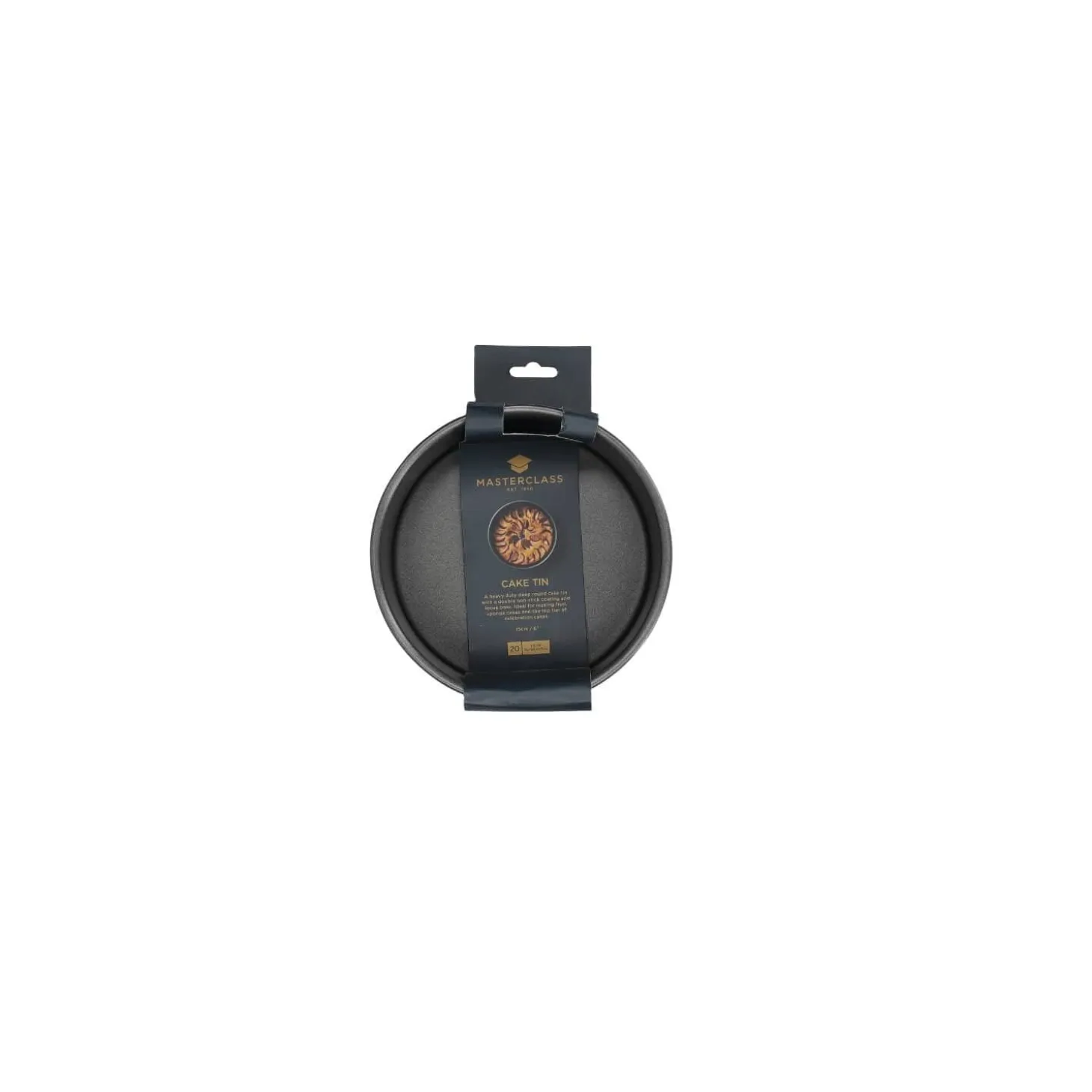 Masterclass Loose Base Round Cake Tin - 15cm