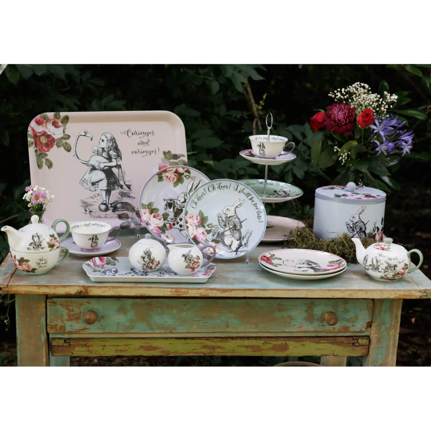 Mikasa V&A Alice In Wonderland Large Melamine Tray