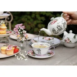 Mikasa V&A Alice In Wonderland Bone China Tea Cup & Saucer Set