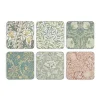 Morris & Co Set of 6 Coasters - Assorted