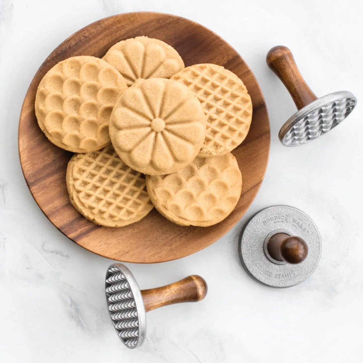 Nordic Ware Set of 3 Cookie Stamps - All Seasons
