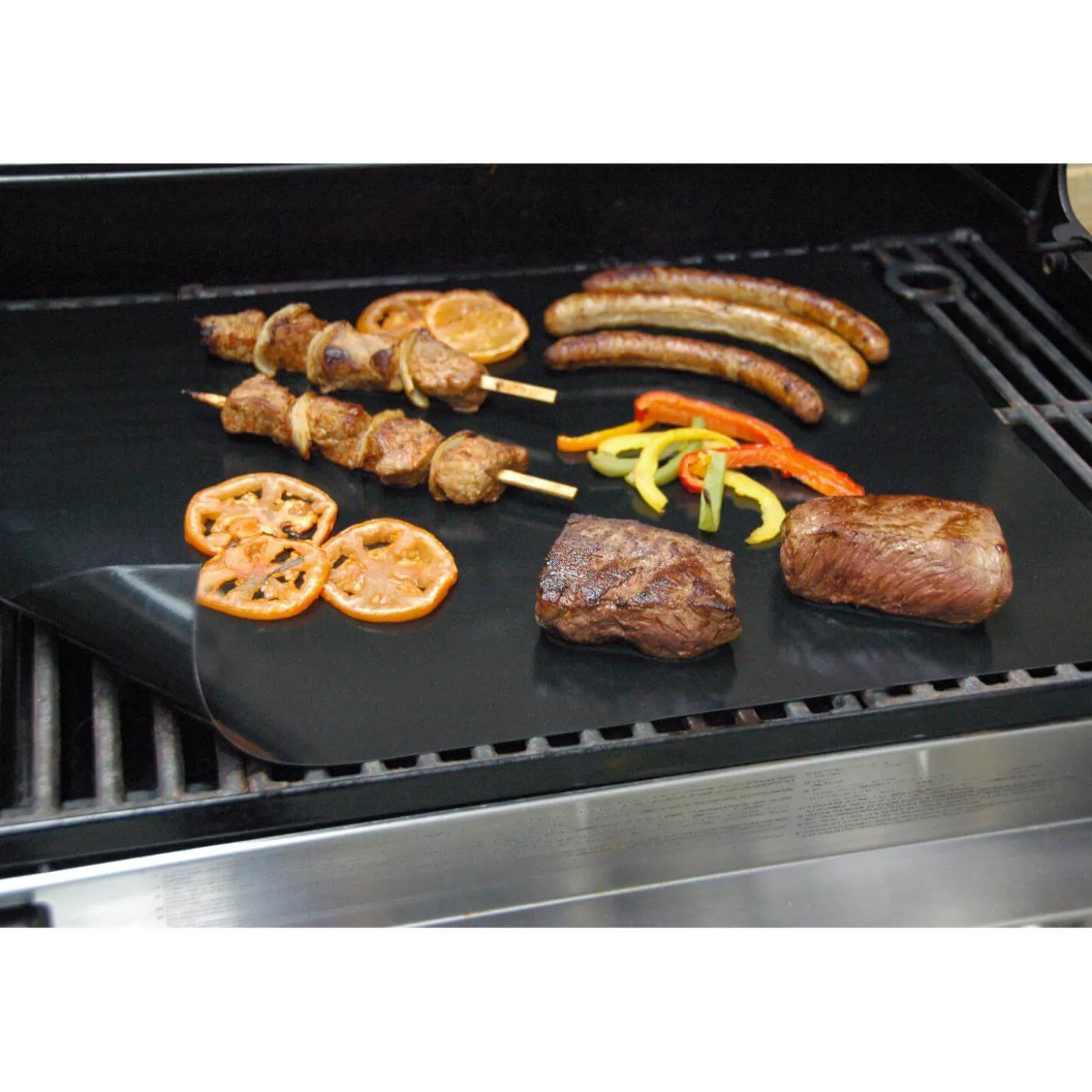 NoStik Reusable BBQ 40cm x 50cm Liner - Black