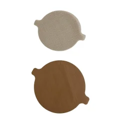 NoStik Reusable Round Air Fryer Liner - Pack of 2