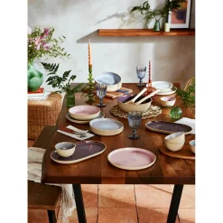 Portmeirion Minerals Stoneware 26.6cm Dinner Plate - Rose Quartz