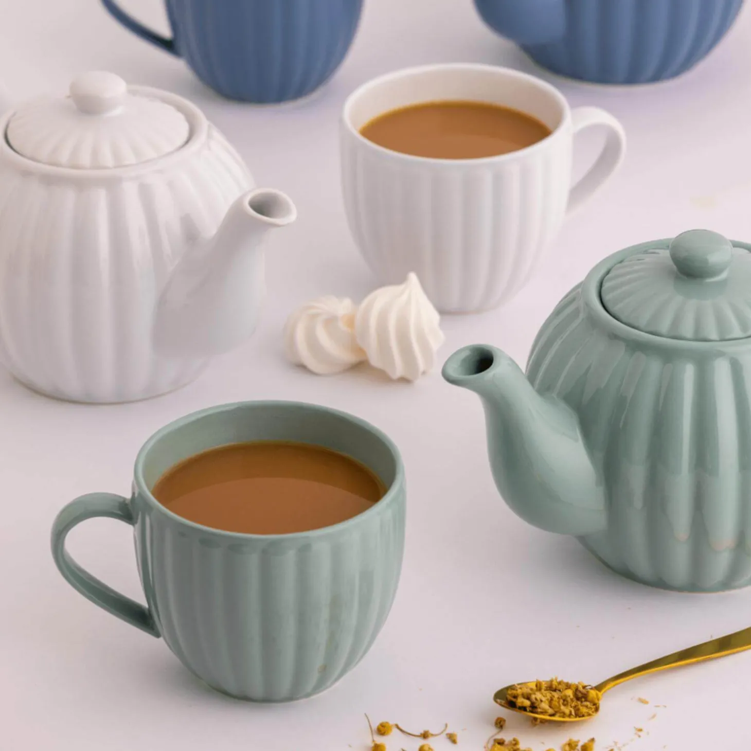 Price & Kensington Luxe 6 Cup Teapot - Duck Egg