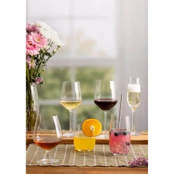 Ravenhead Kings Set of 4 63cl Crystal Red Wine Glasses