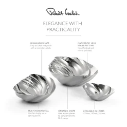 Robert Welch Cascade 18|10 Mirror Polished Stainless Steel Dish - Large