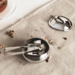 Robert Welch Drift 18|10 Mirror Polished Stainless Steel 300ml Sugar Pot with Lid