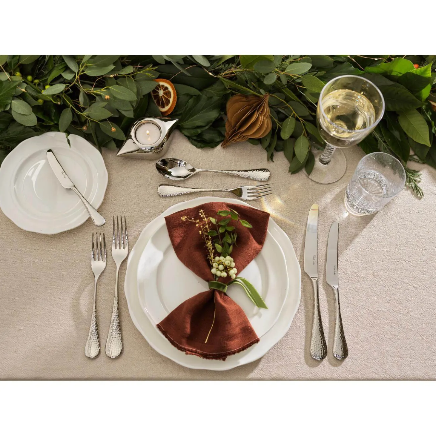 Robert Welch Honeybourne Bright Stainless Steel Cutlery Set - 42 Piece