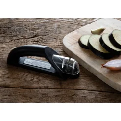 Robert Welch Professional V Angle 7-Piece Knife Block & Signature Handheld Sharpener Set