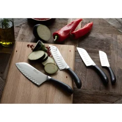 Robert Welch Signature Deep Santoku Knife - 17cm