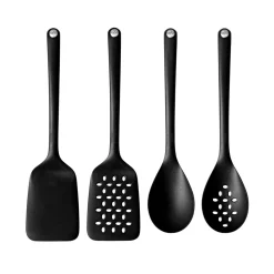 Robert Welch Signature Large Nylon Non-Stick Slotted Spoon - Black