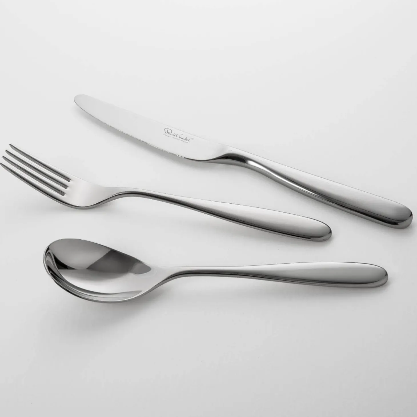 Robert Welch Stanton Bright Stainless Steel Cutlery Set - 56 Piece