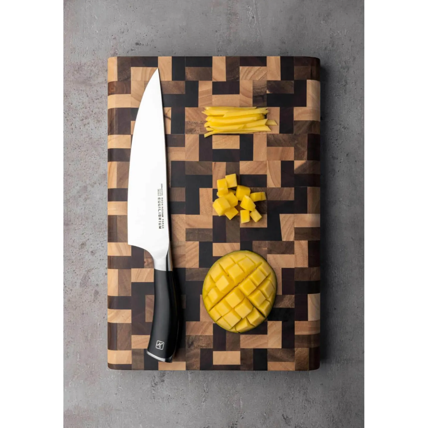 Rockingham Forge Equilibrium Fluted Santoku Knife - 13cm