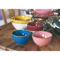 Rose & Tulipani Concerto Blu Avio Blue Salad Bowl - 26cm