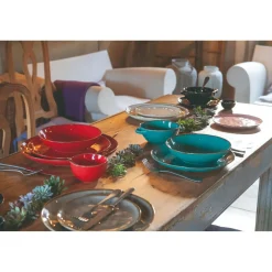 Rose & Tulipani Concerto Verde Bosco Forest Green Salad Bowl - 20cm