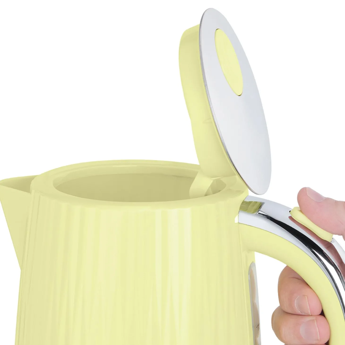 Russell Hobbs Eden 1.7 Litre Kettle & 2-Slice Toaster Set - Lemon