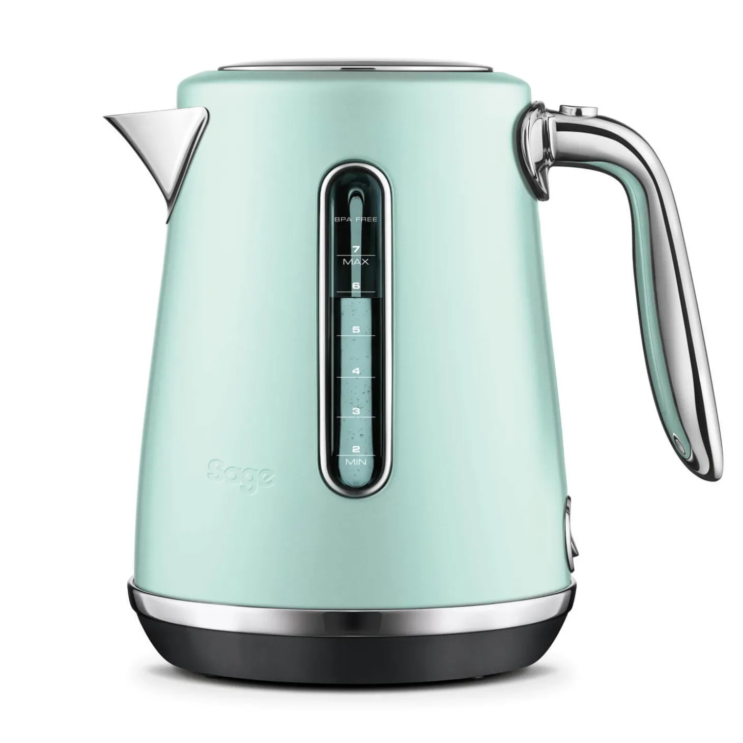 Sage Appliances Luxe Soft Top Kettle & Toast Select 2-Slice Toaster Set - Mint Frosting