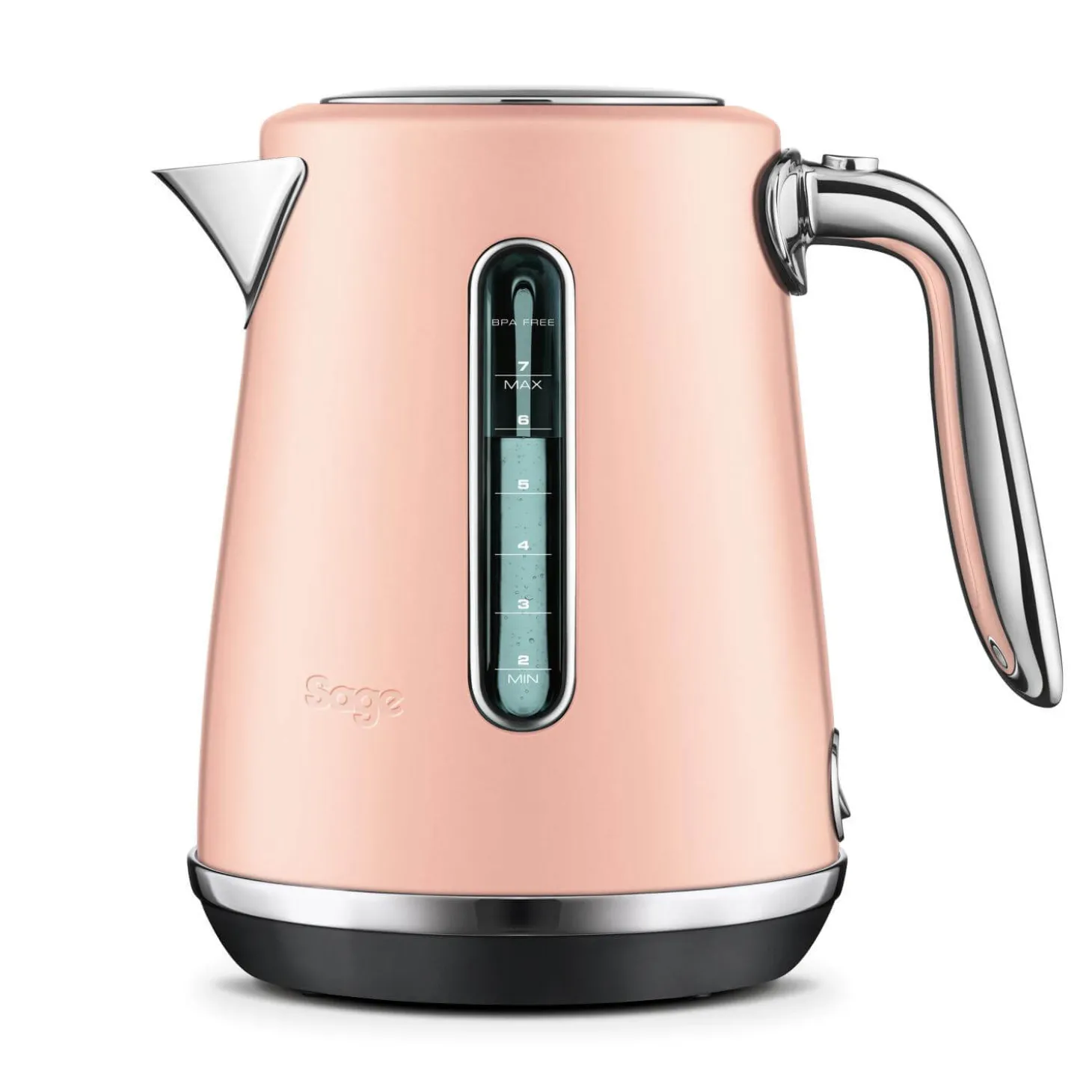 Sage Appliances Luxe Soft Top Kettle & Toast Select 2-Slice Toaster Set - Rosewater Meringue