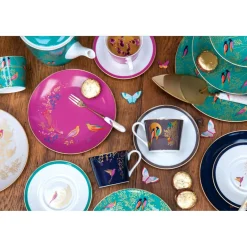 Sara Miller London Chelsea Tea Cup & Saucer - Green