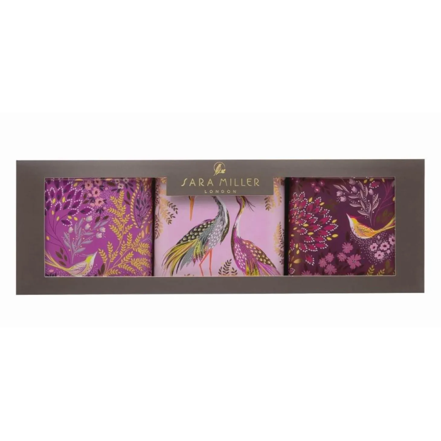 Sara Miller London Haveli Garden Square Caddies - Set of 3
