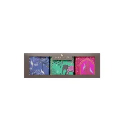 Sara Miller London India Set of 3 Square Tin Caddies