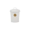 Scruffs 2 Litre Steel Pet Food Storage Cantina with Lid - Light Grey