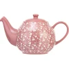 Siip 6 Cup Stoneware Teapot - Ditsy Floral Pink