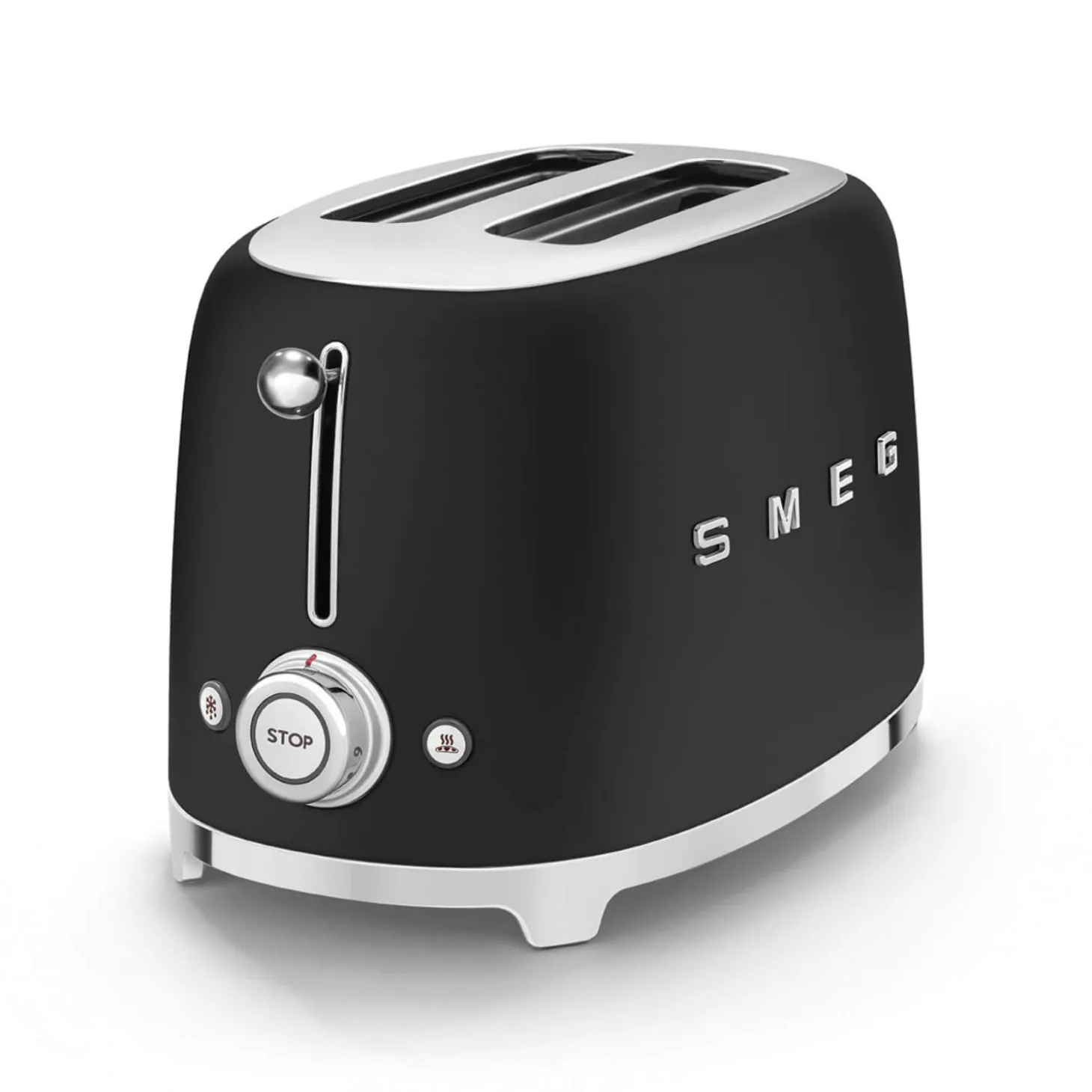 Smeg Jug Kettle & 2 Slice Toaster Set - Matte Black