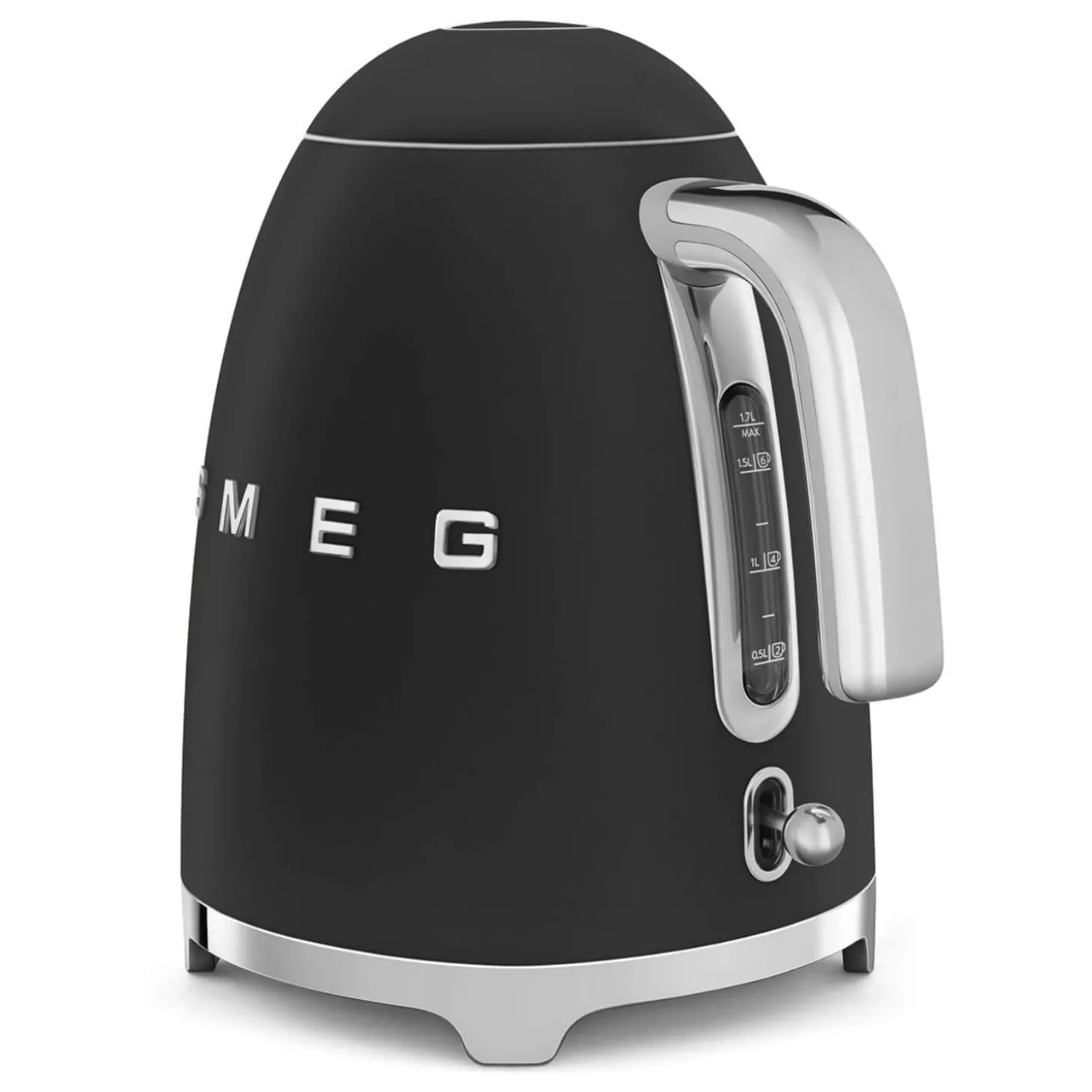 Smeg Jug Kettle & 2 Slice Toaster Set - Matte Black