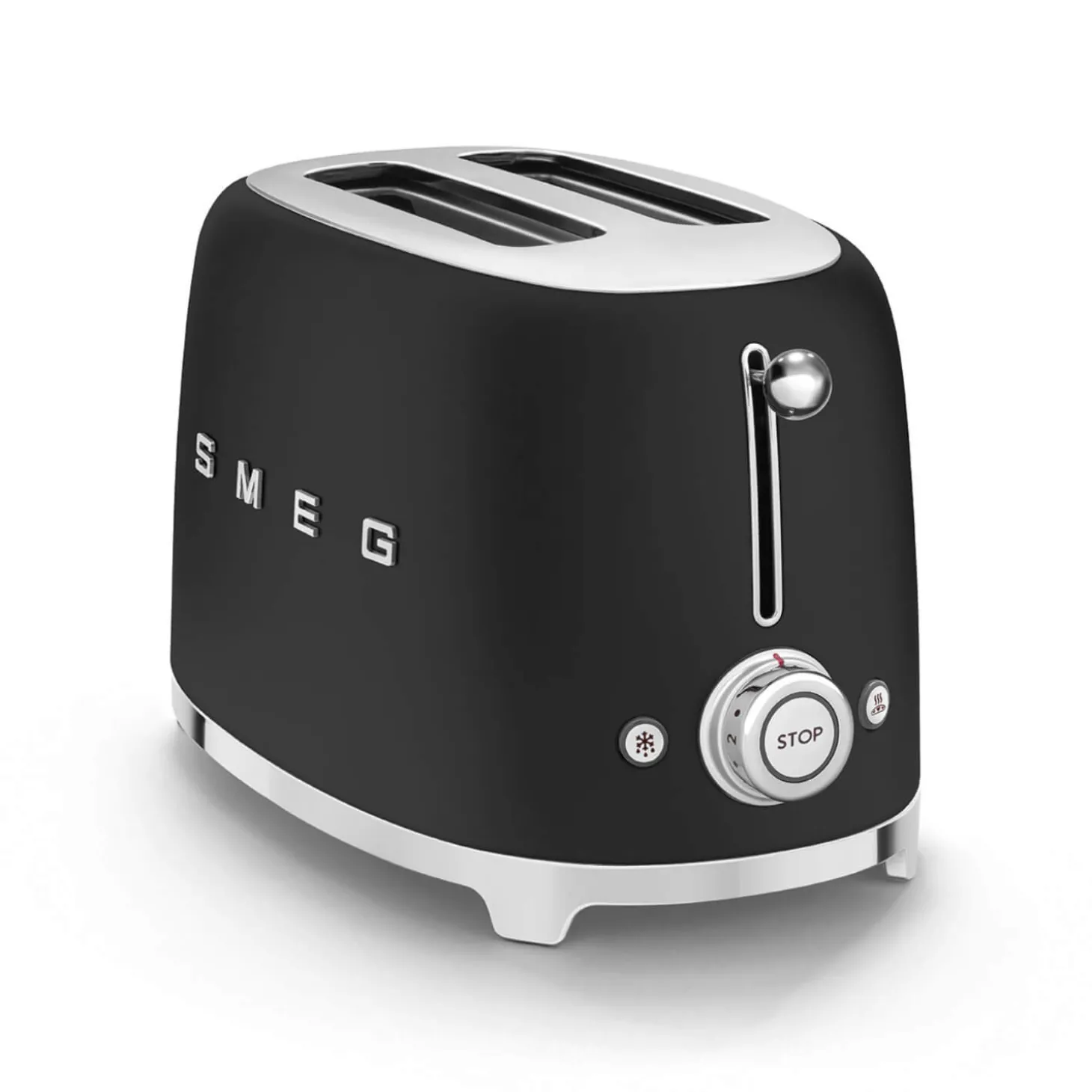 Smeg Jug Kettle & 2 Slice Toaster Set - Matte Black