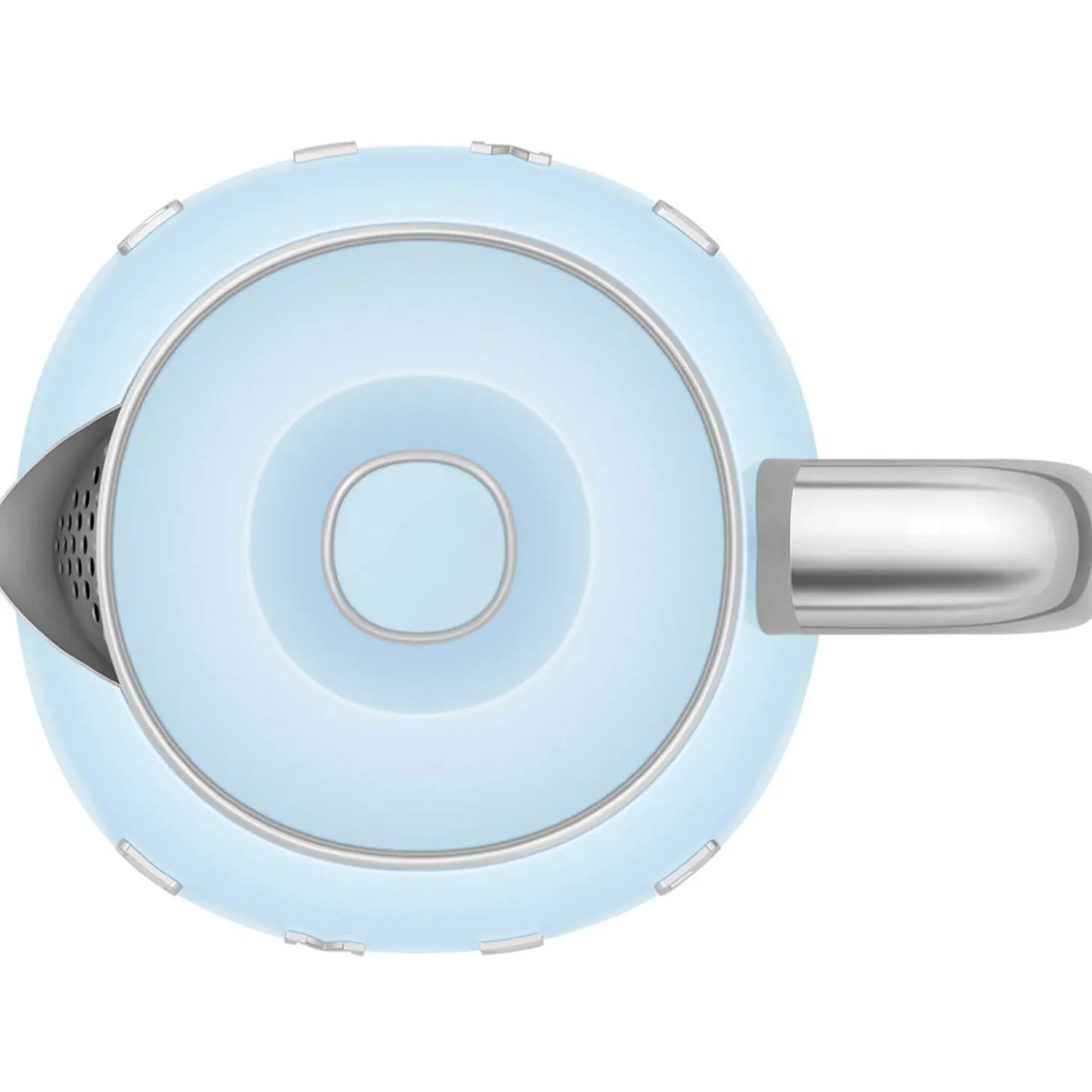 Smeg Mini Kettle & 2 Slice Toaster Set - Pastel Blue