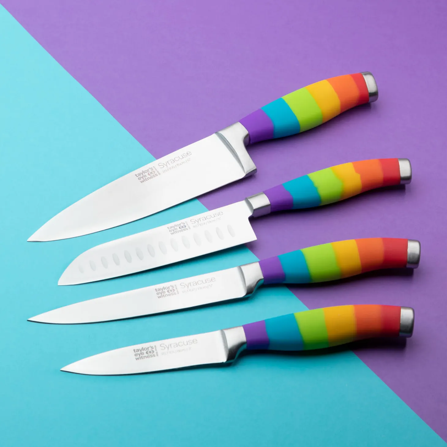 Taylor's Eye Witness 13cm Syracuse Santoku Knife - Rainbow