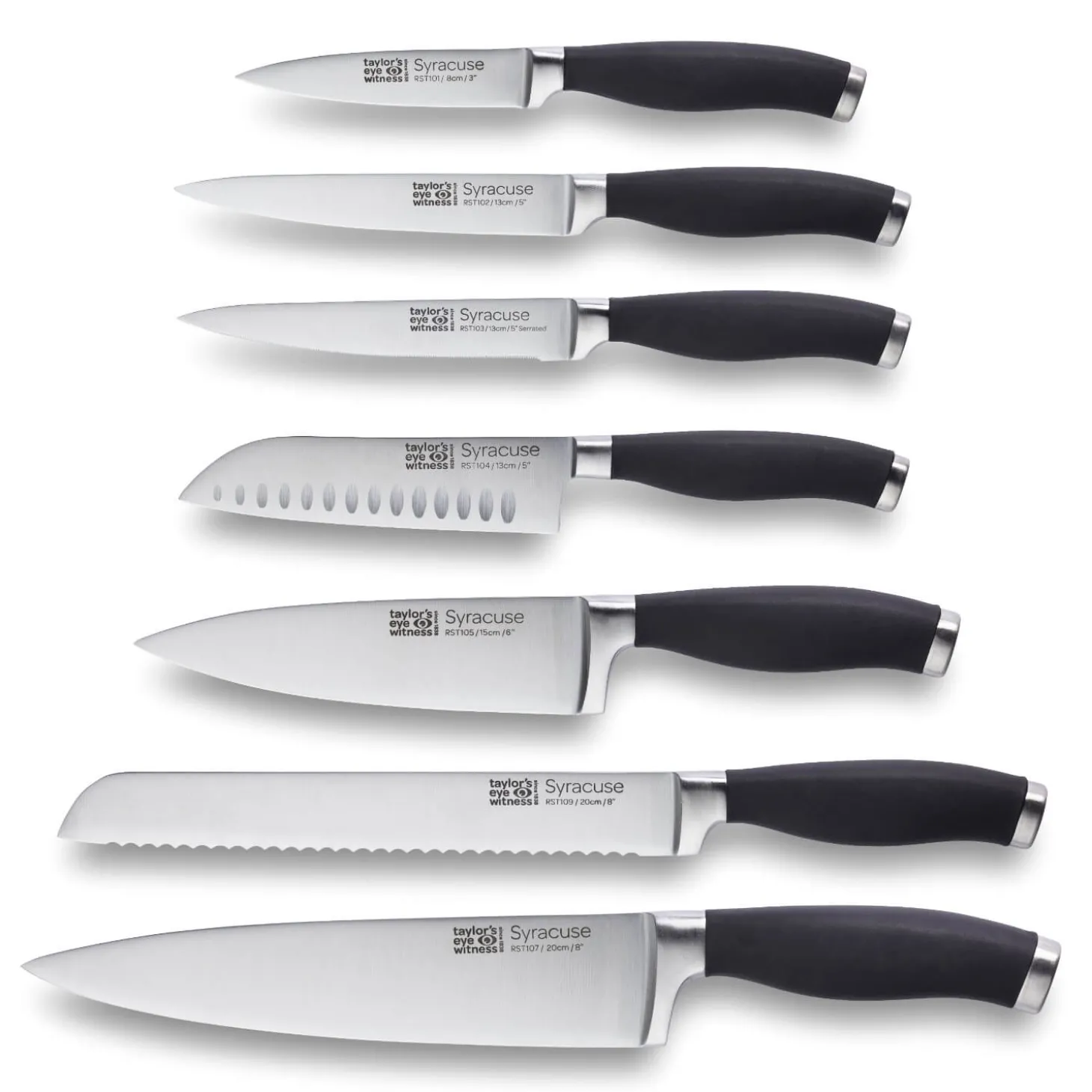 Taylor's Eye Witness Syracuse 9.5cm Paring Knife - Black