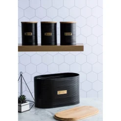 Typhoon Living Bread Bin - Otto Black