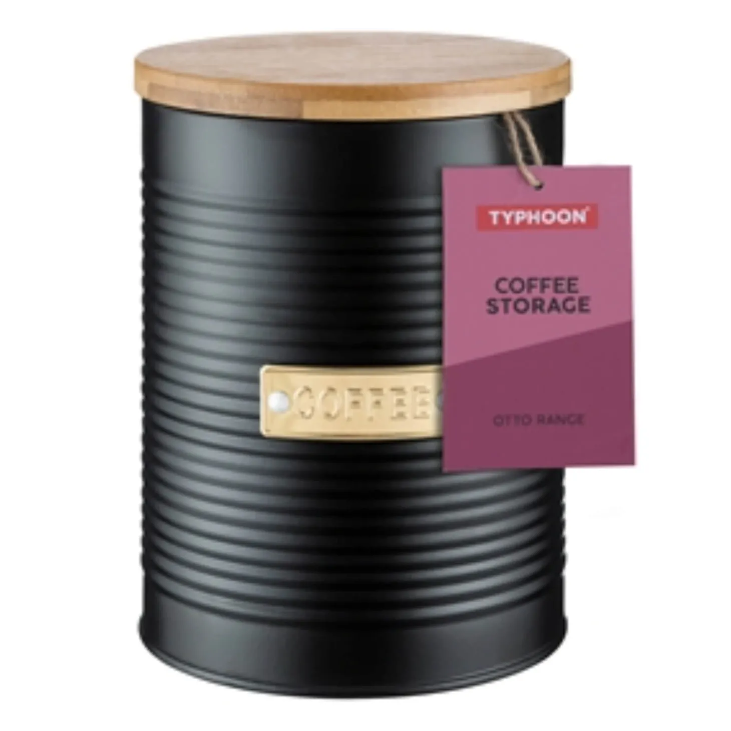 Typhoon Living 3 Piece Canister Set - Otto Black