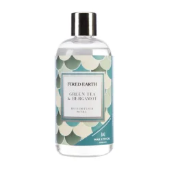 Wax Lyrical Fired Earth Reed Diffuser 200ml Refill - Green Tea & Bergamot