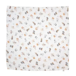 Wrendale Designs by Hannah Dale Little Wren 100% Cotton Muslin Gift Set - Little Paws