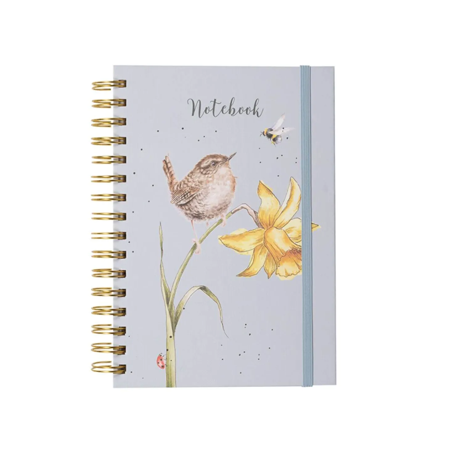 Wrendale Designs by Hannah Dale A5 Notebook - The Birds & The Bees - Wren