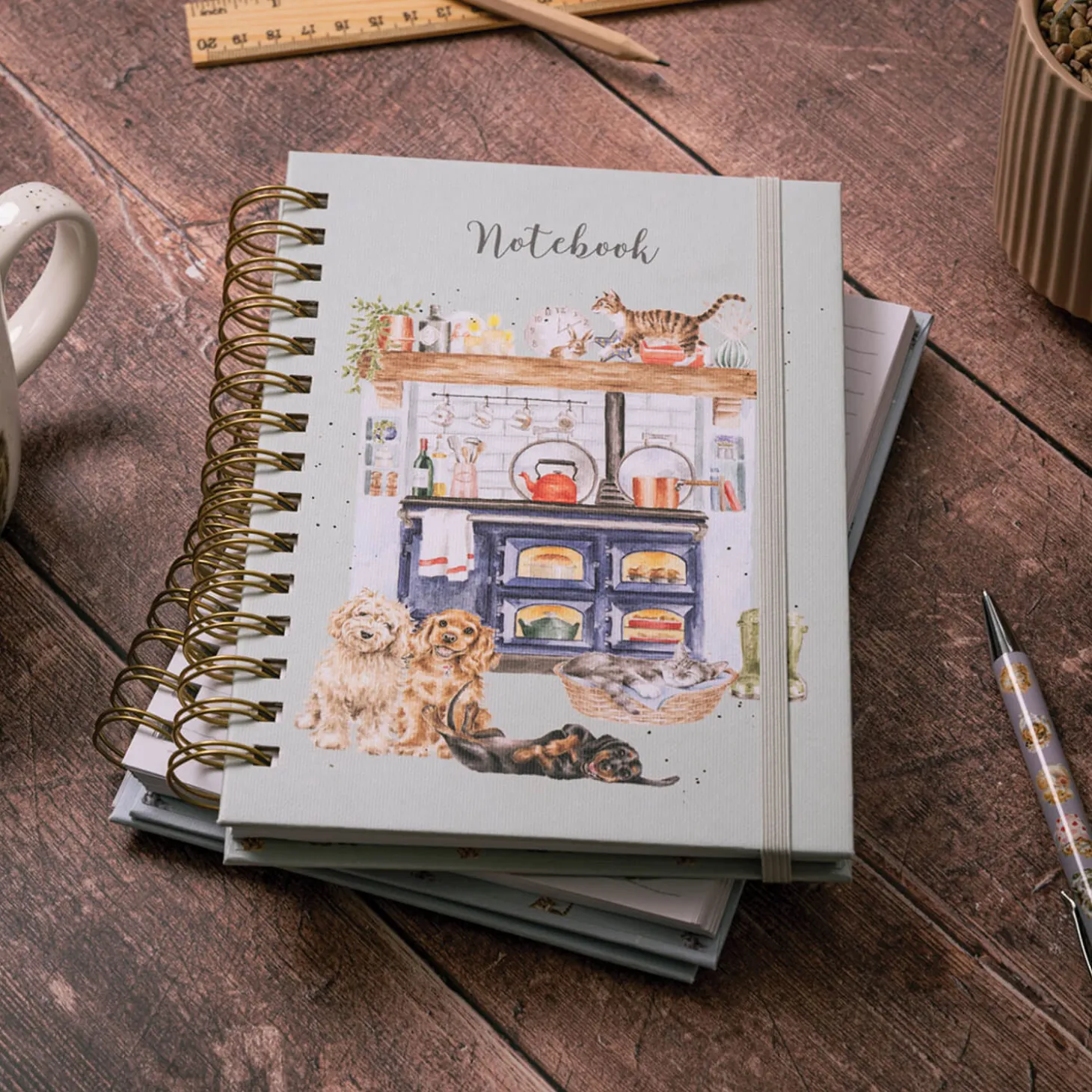 Wrendale Designs by Hannah Dale A5 Notebook - The Country Kitchen