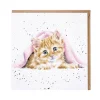 Wrendale Designs by Hannah Dale Card - Duvet Day