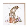 Wrendale Designs by Hannah Dale Card - Hide & Squeak - Cat